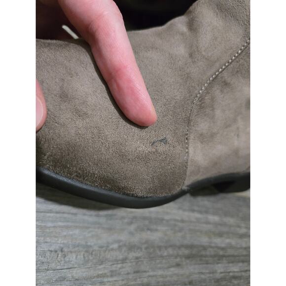Comfortview dark taupe Shelly  Faux Suede Extra Wide Width Calf Boots NEW 8.5WW - Picture 8 of 9